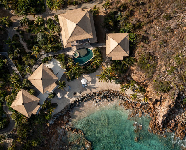 Beach Villa Aerial