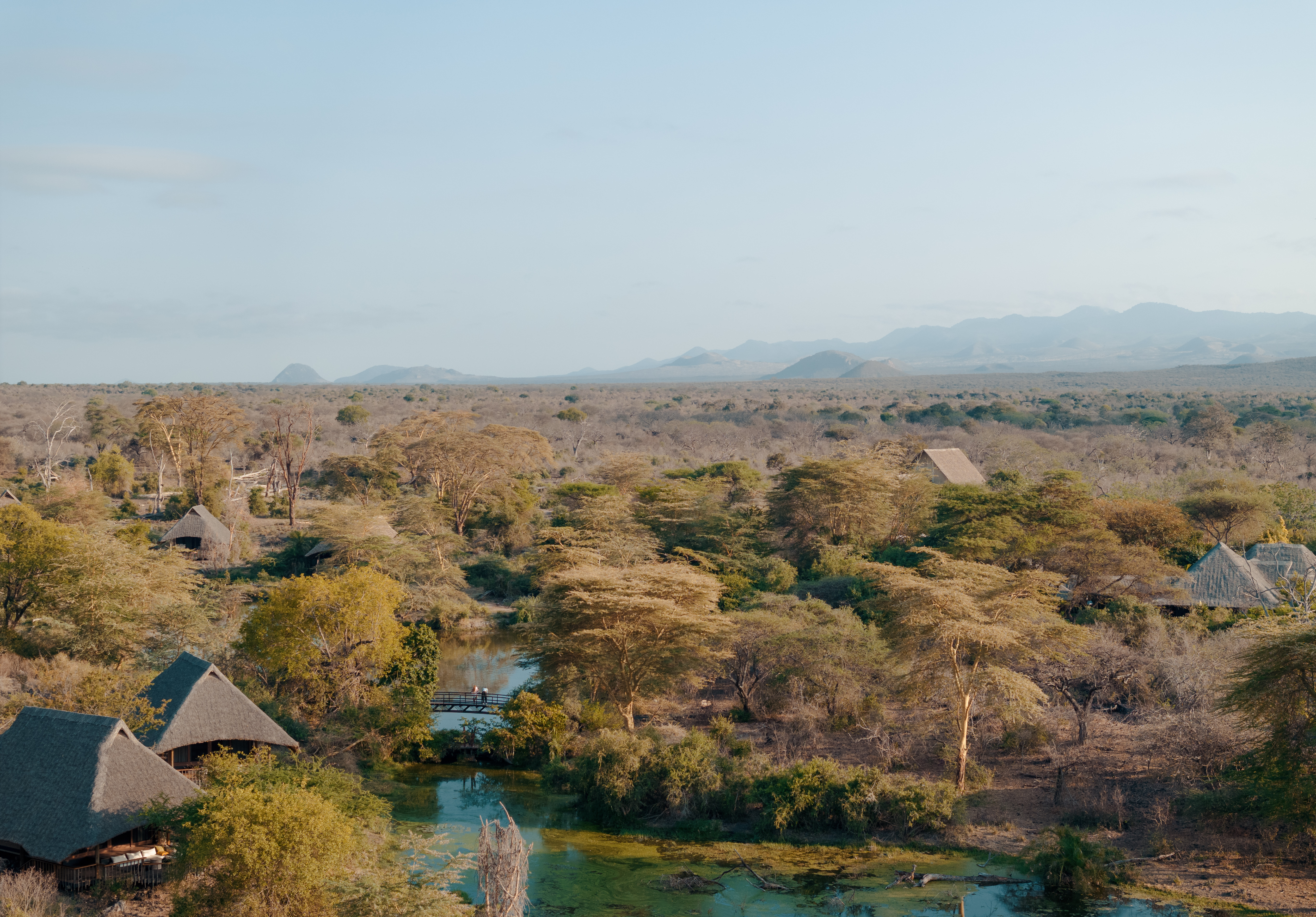 Finch Hattons on day 1 of Tsavo by Air: Red Earth & Elephant Country