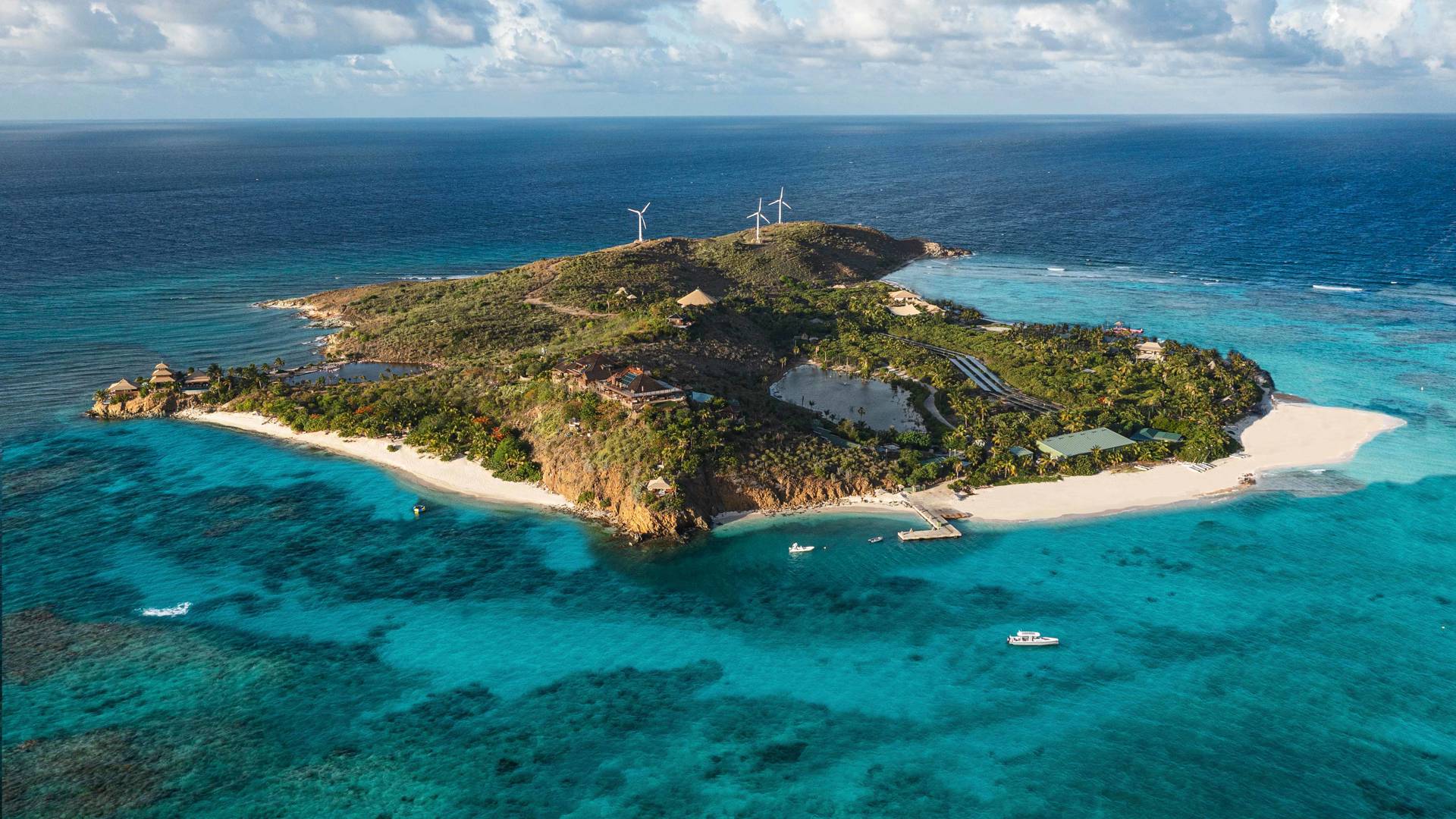 Necker Island in British Virgin Islands