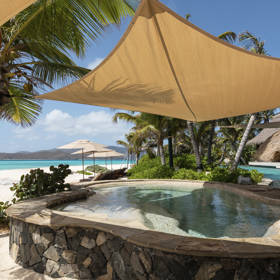 Necker Island - Main Beach Hot Tub