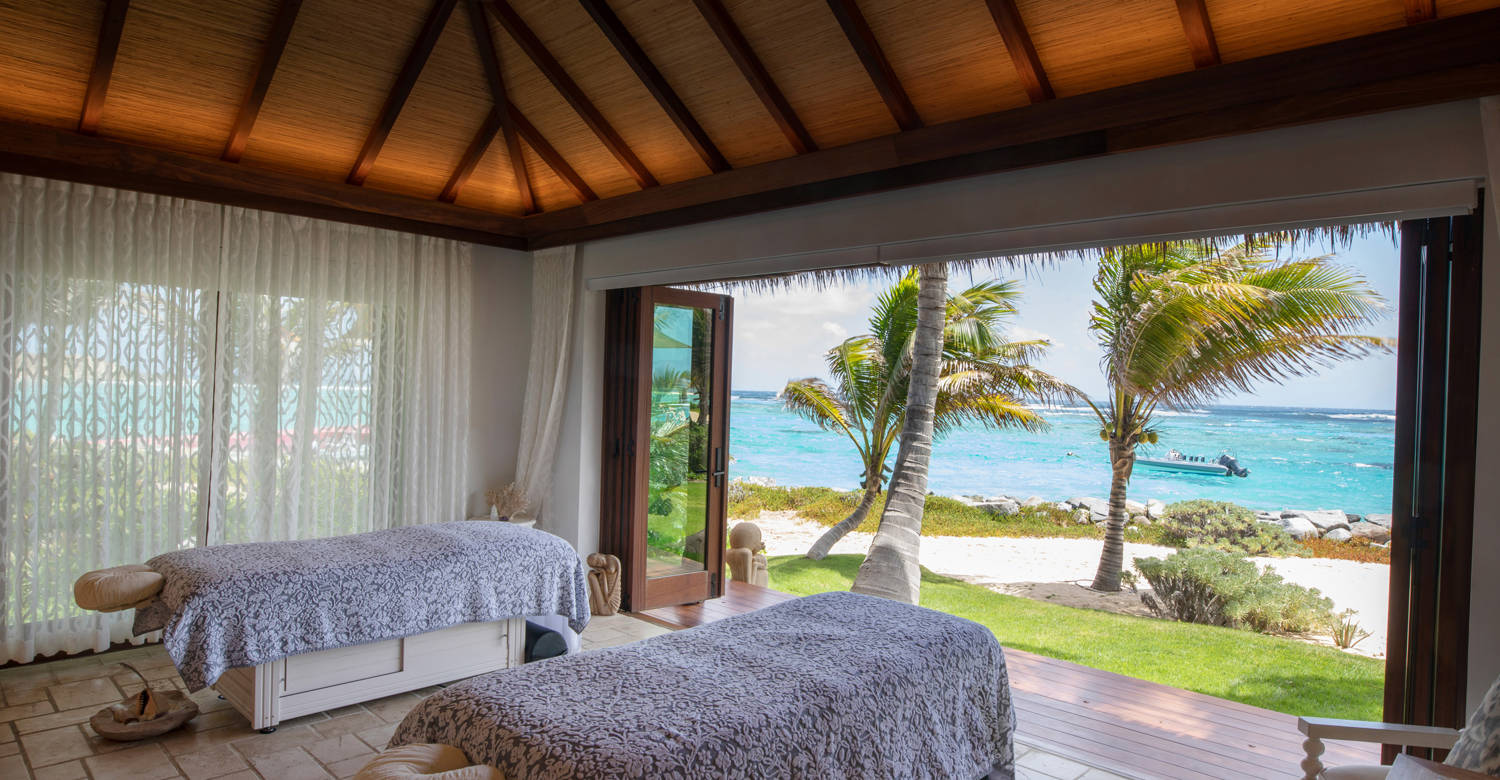 Necker Island Samudra Spa treatment room 