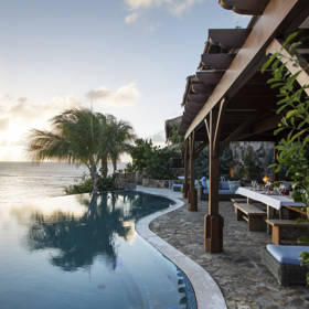 Necker Island - Bali Hi Pool Sunset