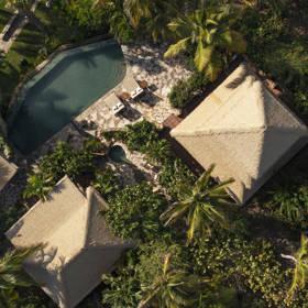Necker Island - Bali Lo Complex - Bali Lo & Bali Buah Aerial