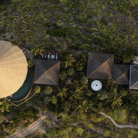 Necker Island - Temple House aerial