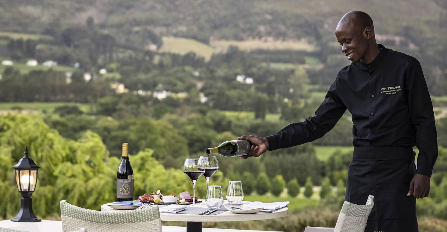 Wine tastings at Mont Rochelle