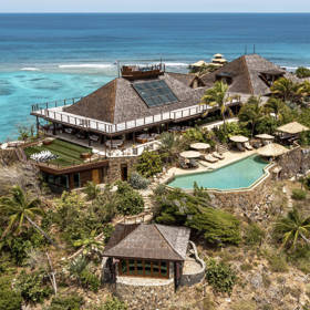 Necker Island - The Great House overview