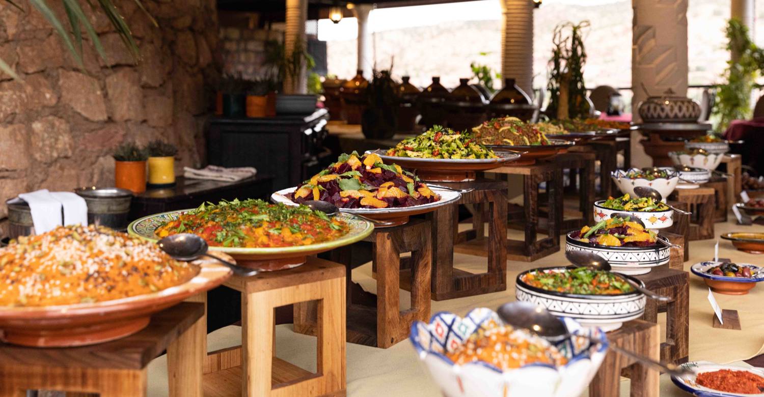 Berber Feast At Kasbah Tamadot