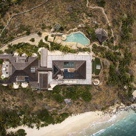 Necker Island - The Great House aerial