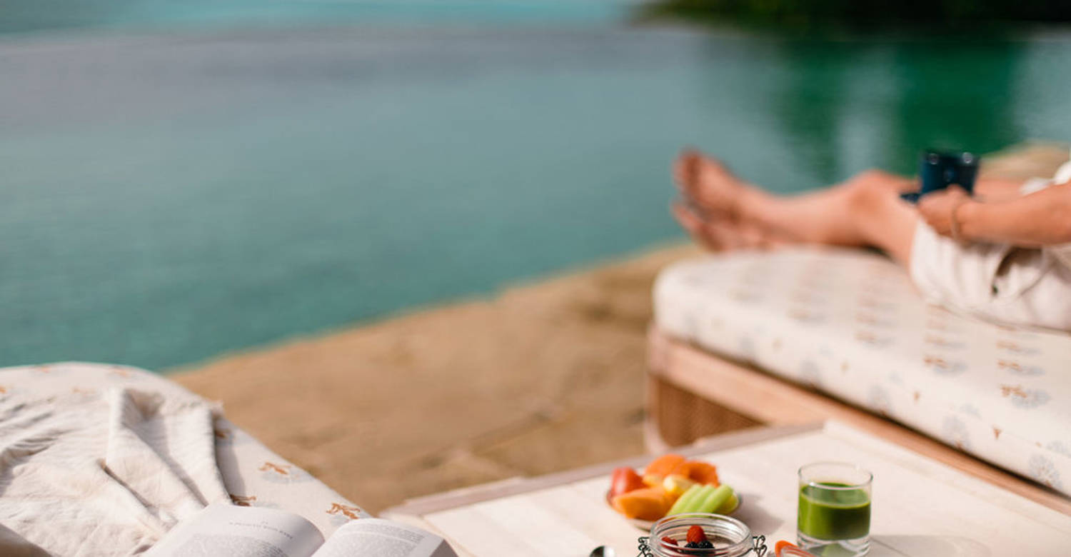 Necker Island breakfast 