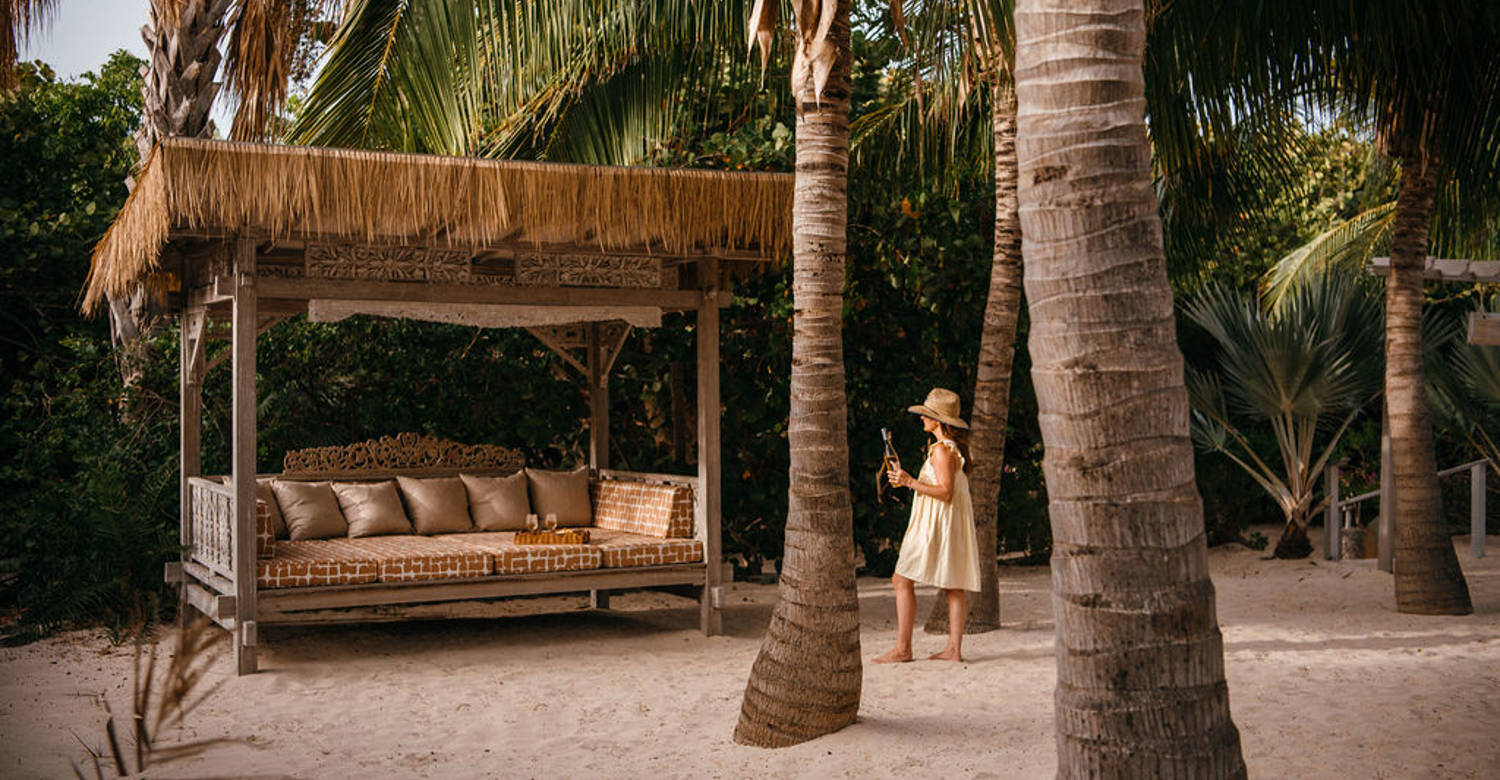 Necker Island beach cabana
