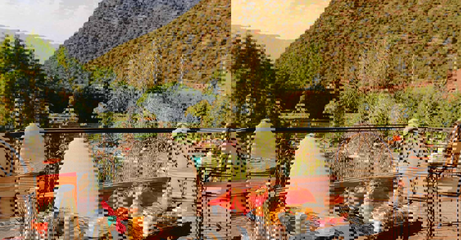 Breakfast at Kasbah Tamadot