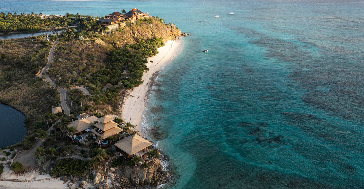 Necker Island The Great House and Bali Hi
