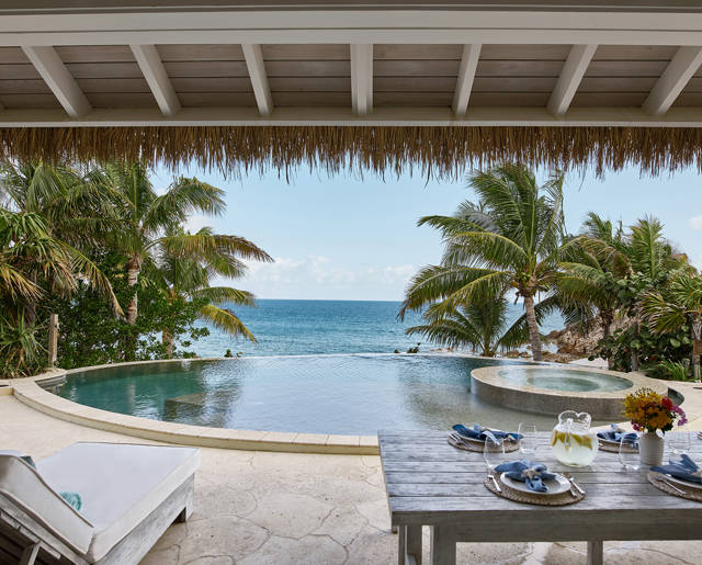 Beach Villa Pool Area