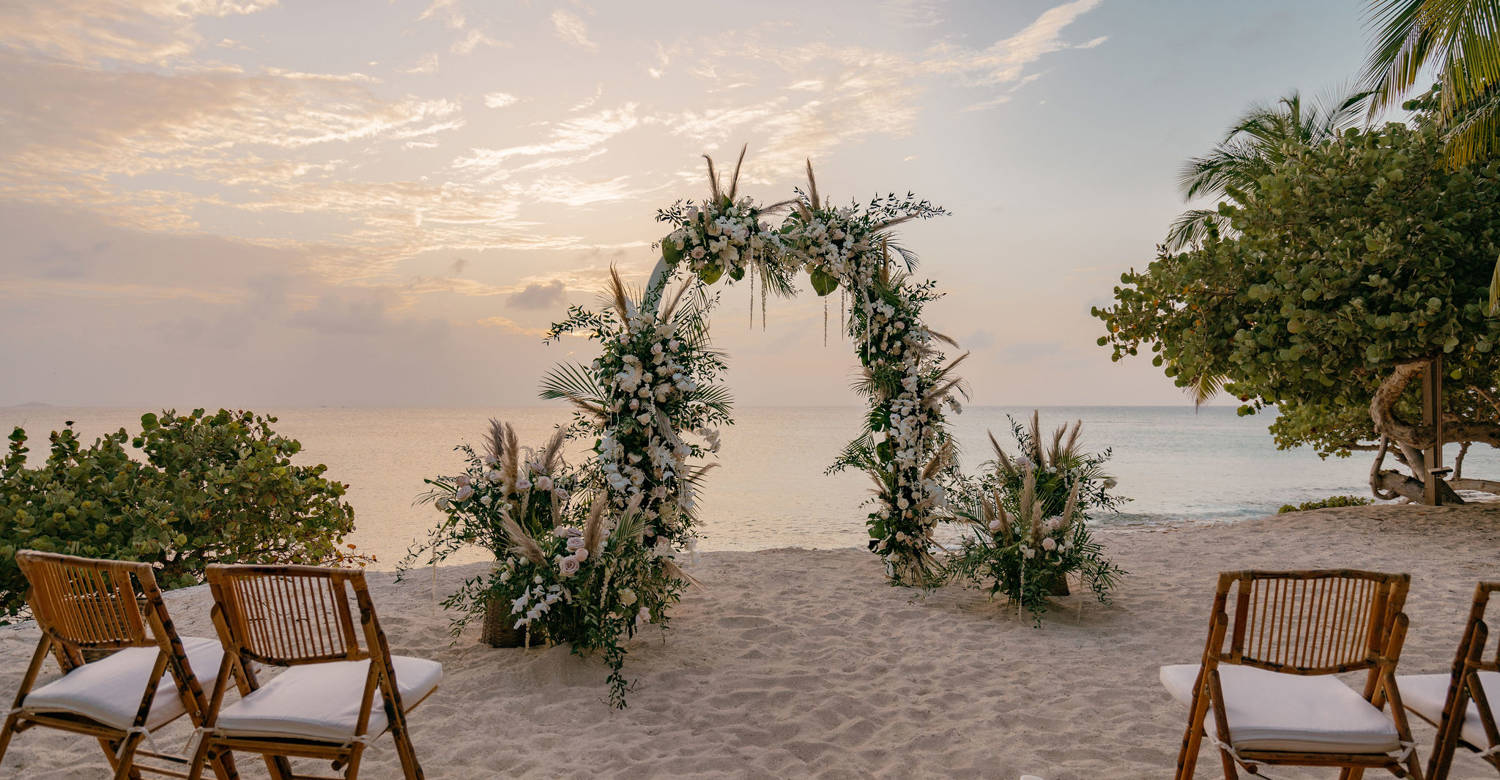 Necker Island - Wedding on Turtle Beach