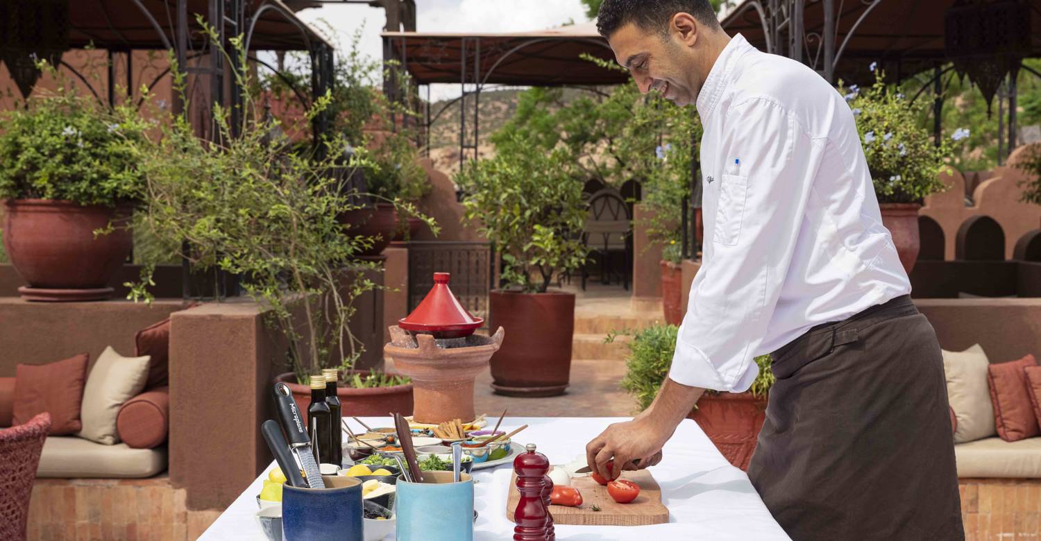 Cooking lesson at Kasbah Tamadot